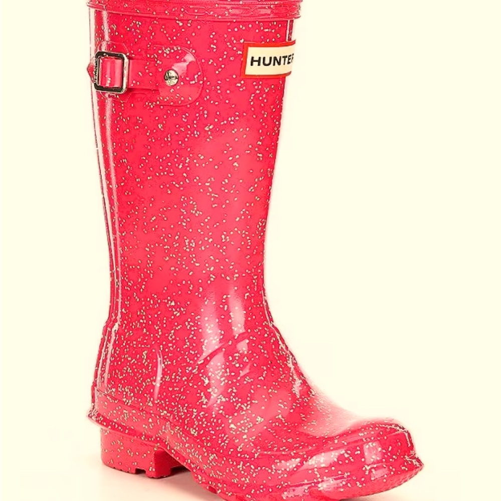 Pink Hunter Boots Girls Size:10 Todler